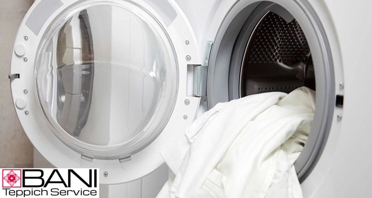 Waschen von Gardinen mit einer Waschmaschine